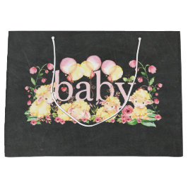 Grande Sweet Little Lamb Baby Shower ・ Bolsa de Regalo de