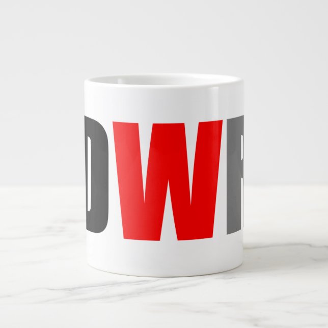 Grande Taza de café de DWR (Frente)
