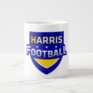 Grande Taza de café del fútbol de Harris