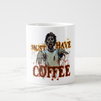 Grande Taza de café del zombi de la mañana