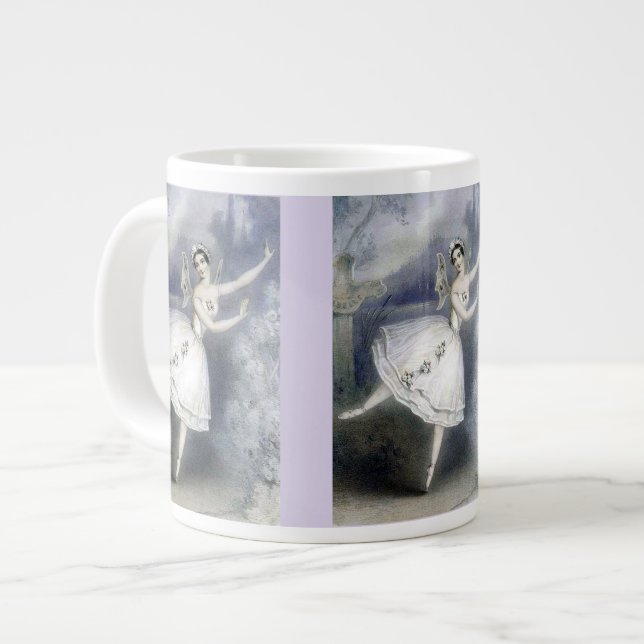 Grande Taza de café enorme de Giselle del ballet (Izquierda)