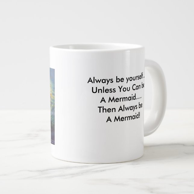 Grande Taza de café enorme de la sirena (Derecha)