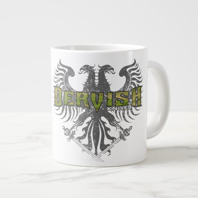 Grande Taza de café enorme de los cuchillos del derviche (Derecha)