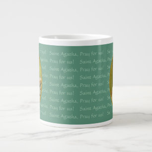 Grande Taza de café jumbo de 20 oz. M 003 St. Agatha #2
