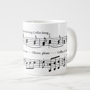 Grande Taza divertida de la canción del café de lunes