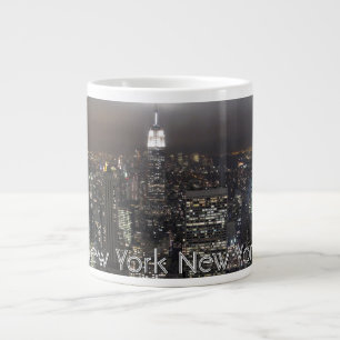 Grande Taza personalizada NYC enorme de la taza de café