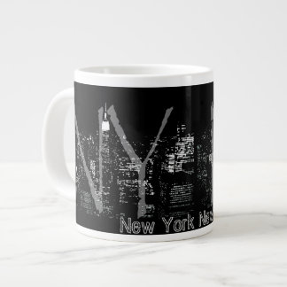 Grande Taza personalizada NYC enorme de la taza de café