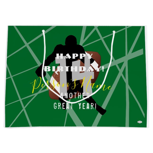 Grande Tema de FOOTBALL Bolsa de regalo HAMbyWG (Anverso)