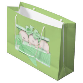 Grande Tripletas bebé Unisex gran bolsa de regalo