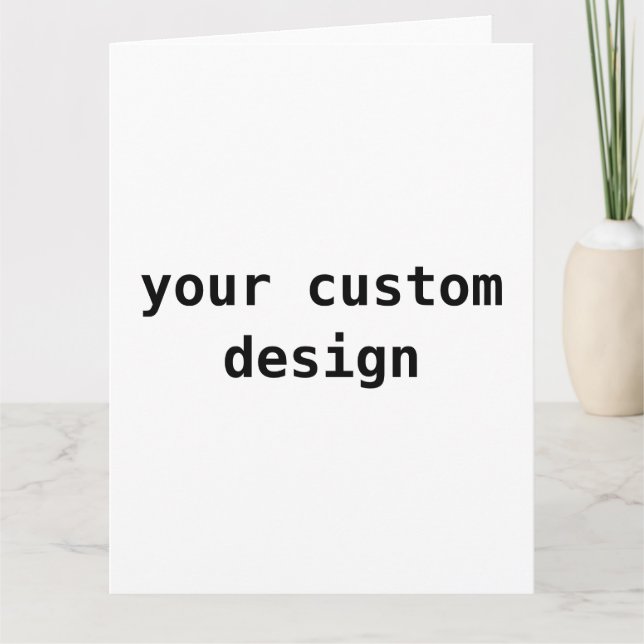 grandes 8 x 11 tarjetas de felicitación (Anverso)