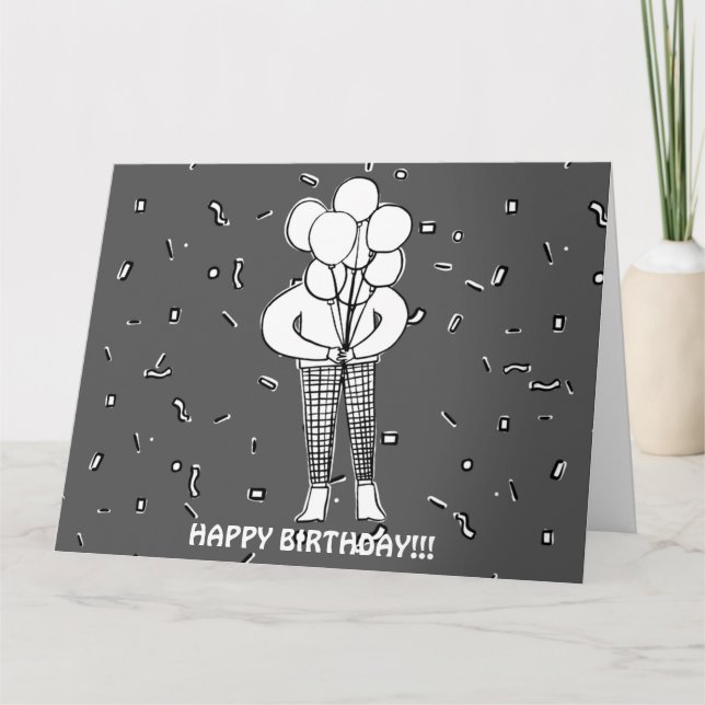 GRANDES BALONES Y TARJETA DE CONFETTI (Anverso)