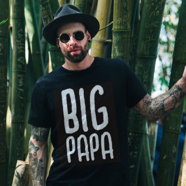 GRANDES CAMISETAS DE PAPA DAD ESTILISH EN NEGRO (Subido por el creador)