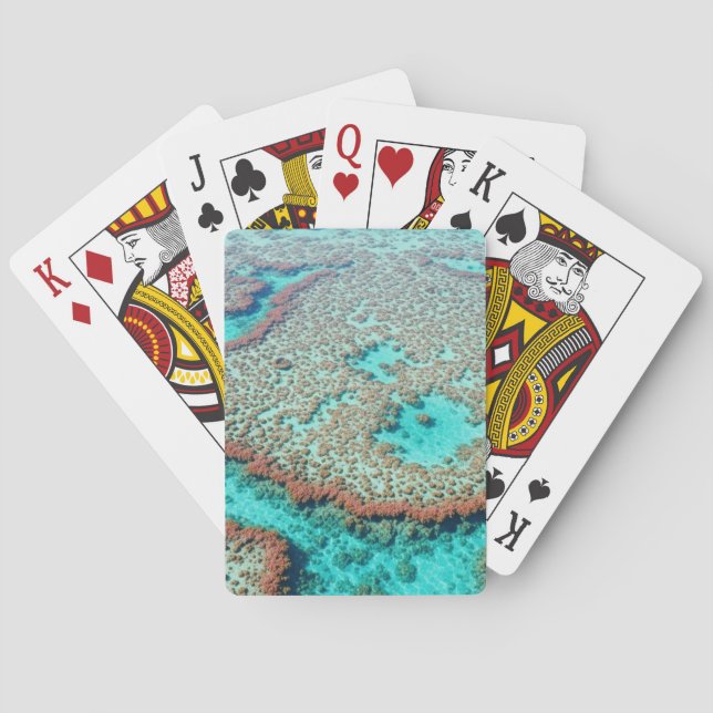 Grandes cartas de juego clásicas Barrier Reef (Reverso)