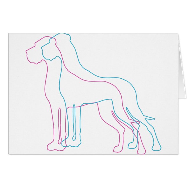 Grandes daneses limpios (Anverso (Horizontal))