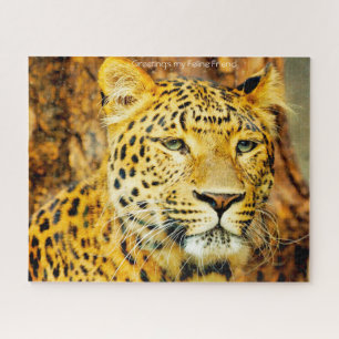 Grandes Felinos Leopardo. Rompecabezas