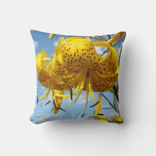 Grandes flores de lirio Almohadas de verano estaci