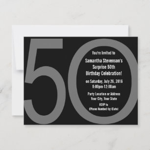 Grandes invitaciones para fiestas de cumpleaños de