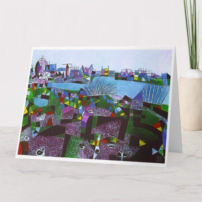 Grandes Jardines Con Tarjeta De Arte Bay (Anverso)