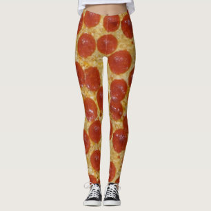 grandes leggings de pizza de pepperoni