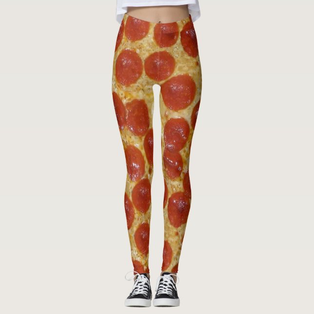 grandes leggings de pizza de pepperoni (Anverso)