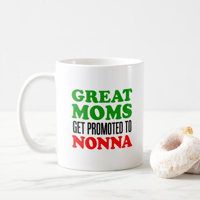 Grandes mamáes promovidas a la taza de Nonna (Con donut)