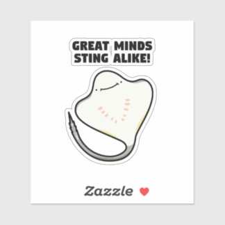 Grandes mentes que caen como Pegatina de Vinilo de