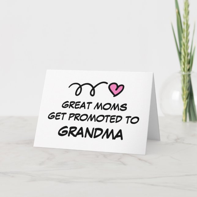 GRANDES MOMS SE PROMUEVEN A LA GRANDMA tarjeta de  (Anverso)