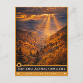 Grandes Montañas Smoky | Tarjeta Postal Antigua de