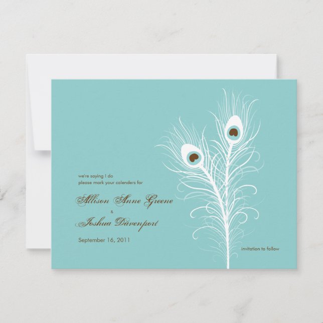 Grandes paqueques Guardar la invitación de fecha (Anverso)