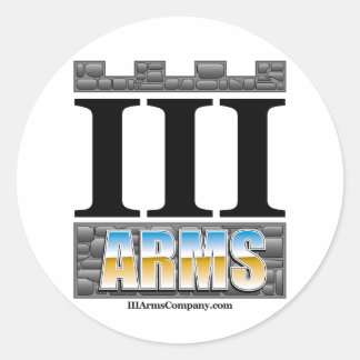 Grandes pegatinas 6 por hoja - logotipo cromado