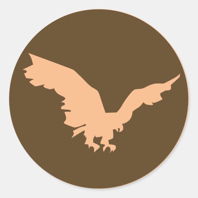 Grandes Pegatinas de Hawk (Anverso)