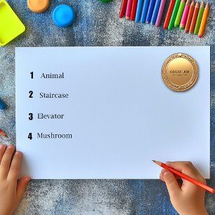 Grandes Pegatinas de Medallero de Oro Personalizad