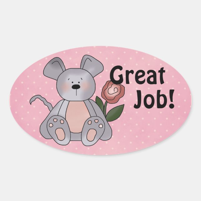 Grandes Pegatinas de recompensa de trabajo (Anverso)