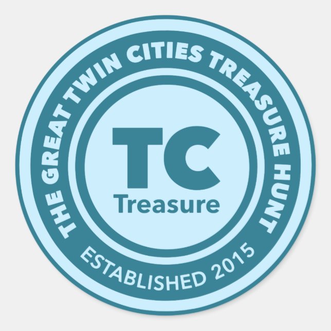 Grandes Pegatinas de TC Treasure Hunt (Anverso)