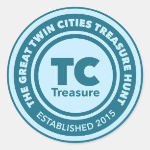 Grandes Pegatinas de TC Treasure Hunt