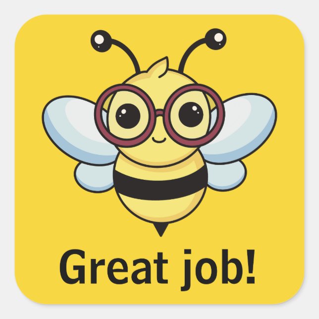 Grandes pegatinas de trabajo (Anverso)