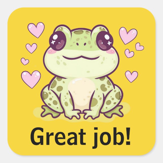 Grandes pegatinas de trabajo (Anverso)