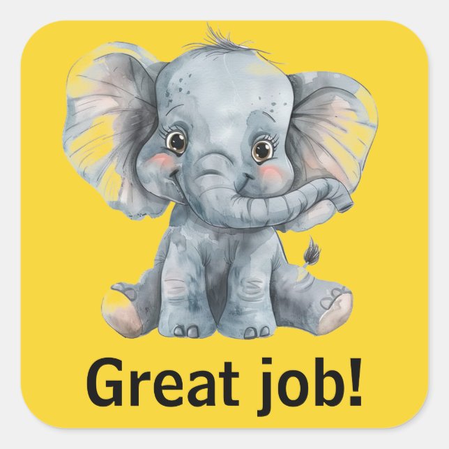 Grandes pegatinas de trabajo (Anverso)