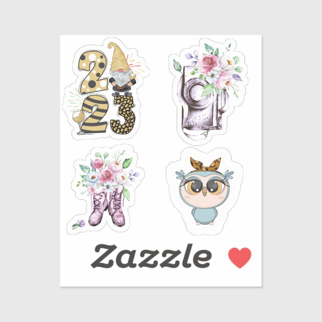 Grandes Pegatinas de vinilo de corte Personalizado (Hoja)