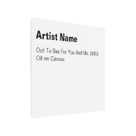 Grandes placas de la galería de arte Metalizado