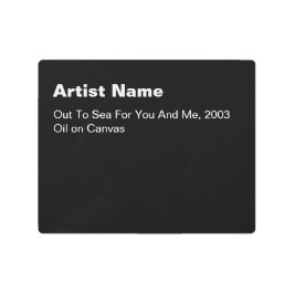 Grandes placas de la galería de arte Metalizado ne