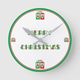Grandes Relojes de Navidad de Acrílico para Pared