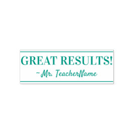 "¡GRANDES RESULTADOS!" Grado de sello de goma