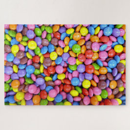Grandes rompecabezas imposibles con dulces colorid