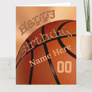 GRANDES Tarjetas de Básquetbol Felices Cumpleaños