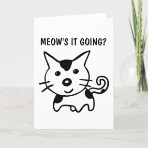 GRANDES TARJETAS DE GREETING CAT PARA DECIR HOLA