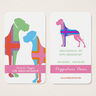 Grandes tarjetas de negocios danesas para la gente