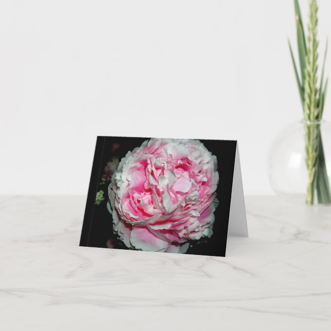 Grandes tarjetas de notas de flores (Anverso)