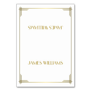 Grandes Tarjetas Gatsby Gold Art Deco Place