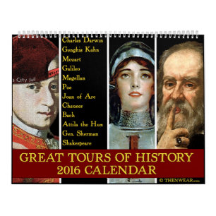 Grandes viajes del calendario de la historia 2016